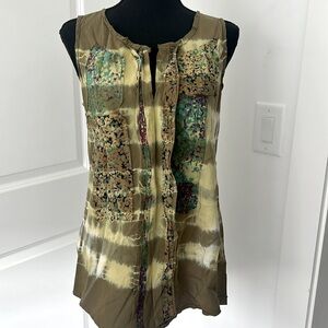 Anthropologie Unique blouse- silk/cotton